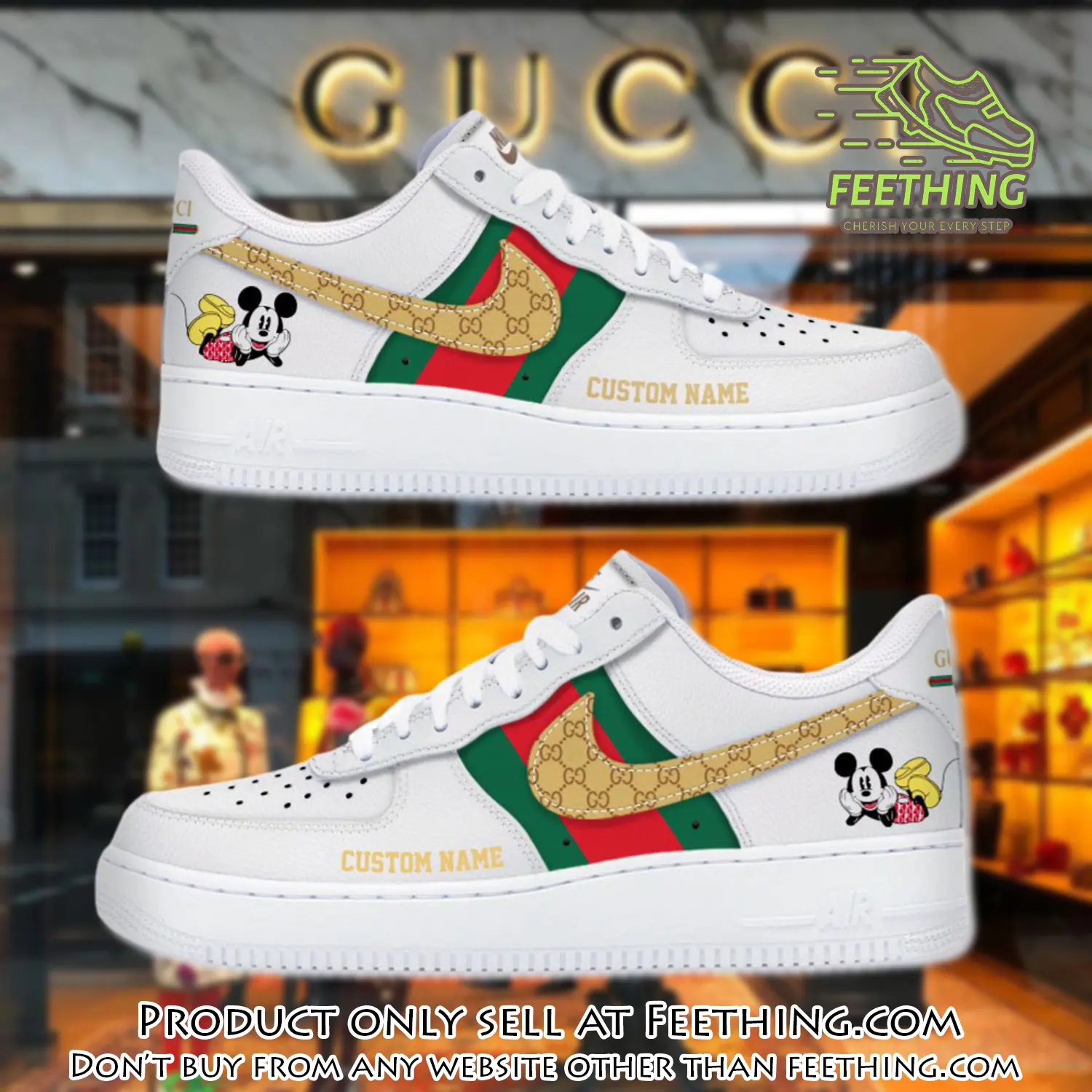 Gucci mickey mouse  luxury air force 1 sneakers limited af1 shoes oaf1022 ft2922729